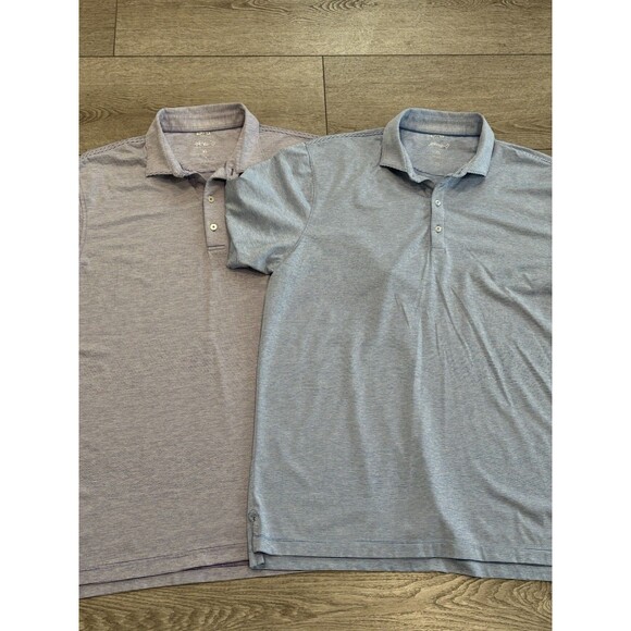 Johnnie O Polo Shirt Performance UPF 50 Sun Protection Striped Men Size XL Golf - Picture 1 of 9